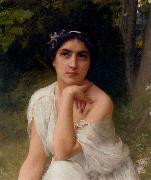 Charles-Amable Lenoir Pensive china oil painting reproduction